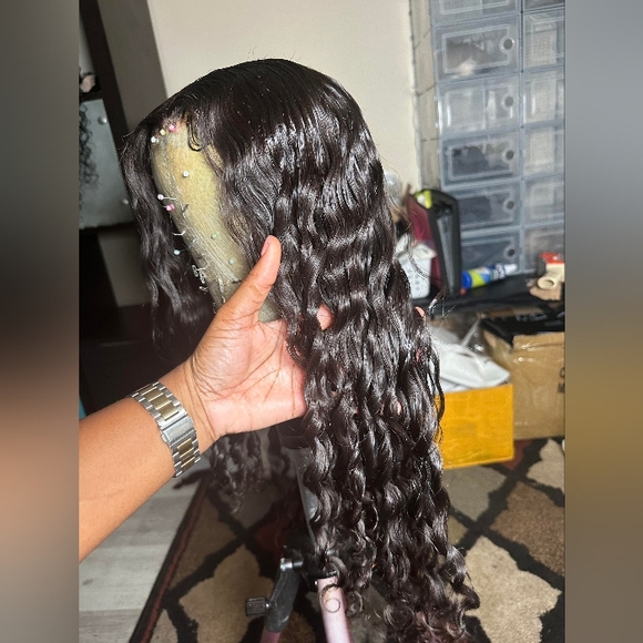 Pre❤VERY GENTLY worn 13X4 HD LACE FRONTAL 22-24 inches Human Hair - Picture 8 of 13